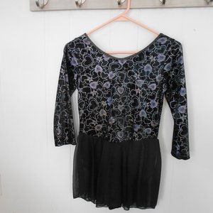 Heart Skirted Leotard XL Child New with Tags